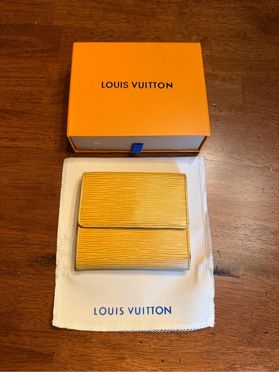 Louis Vuitton Handbags - Louis Vuitton Vintage Yellow Epi Leather Wallet With Box- minimal wear- Lux